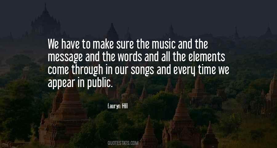 Quotes About Words And Music #477963