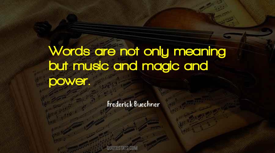Quotes About Words And Music #524606