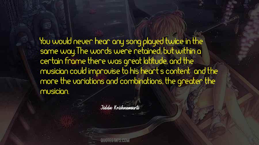 Quotes About Words And Music #615980