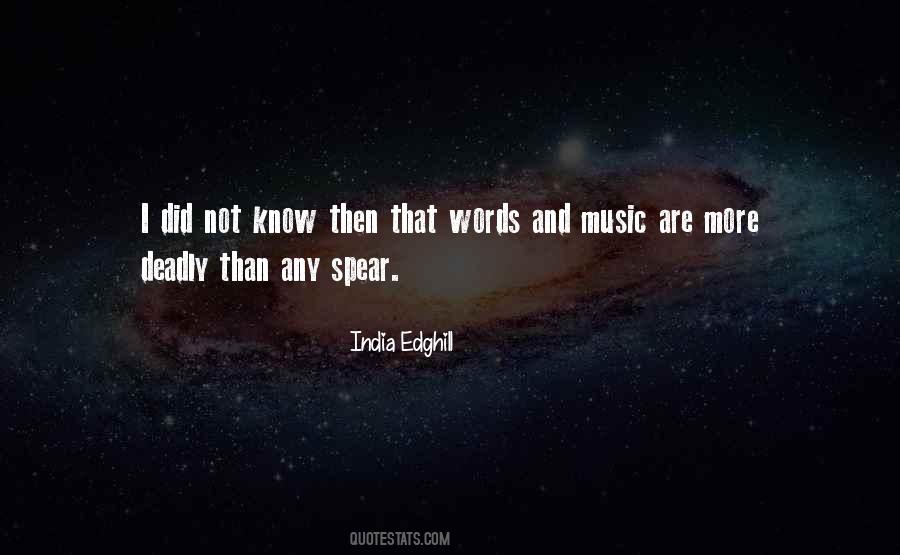 Quotes About Words And Music #716855