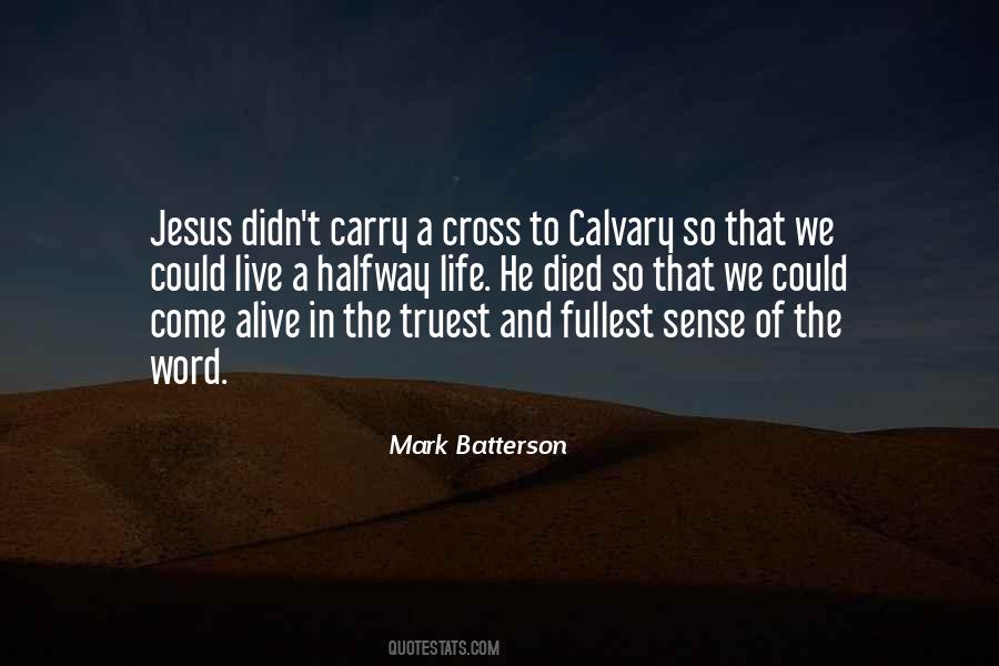 Quotes About The Cross Of Calvary #122196
