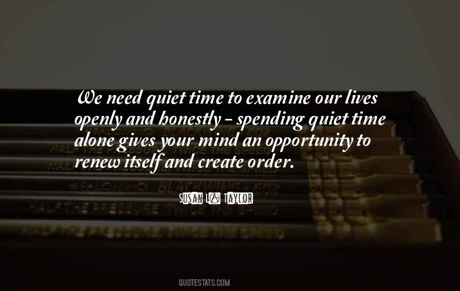 Time Alone Quotes #1741105