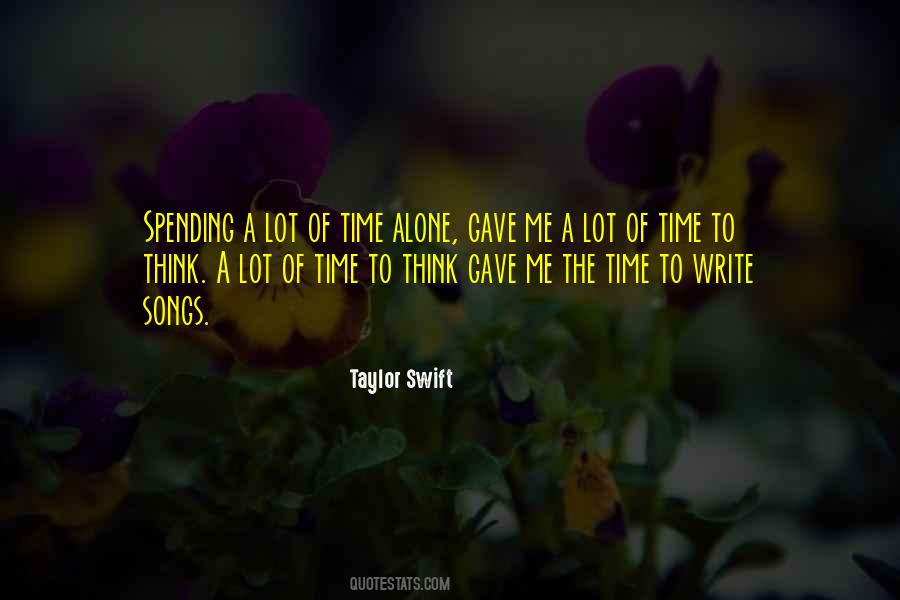 Time Alone Quotes #845970