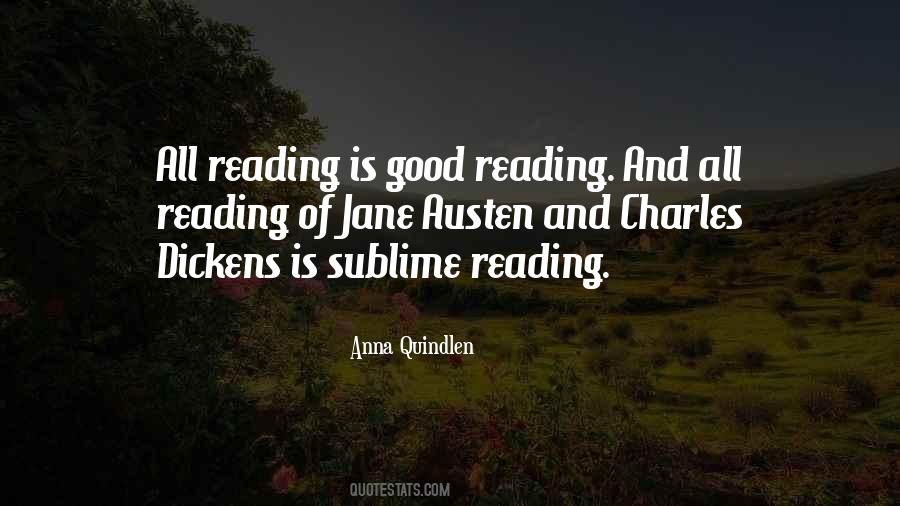 Quotes About Reading Charles Dickens #1415681