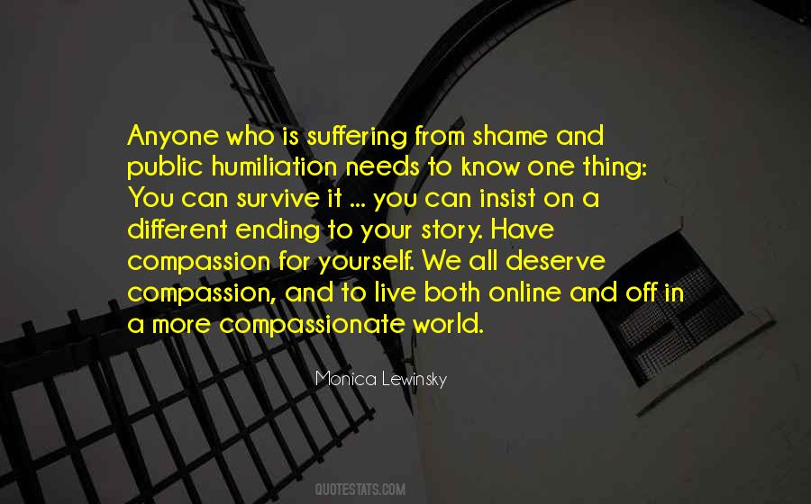 Quotes About Shame On You #542013