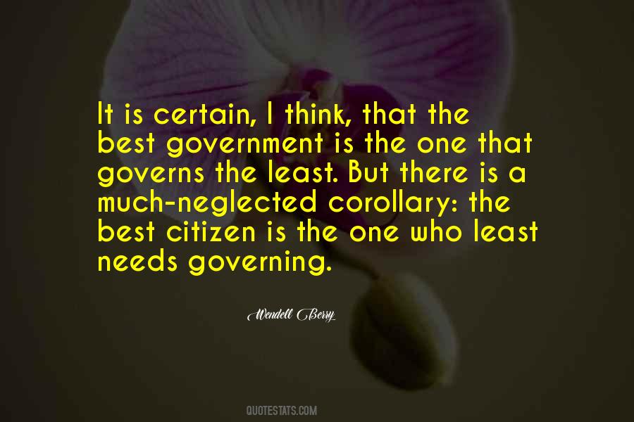 Quotes About Governing #1196276