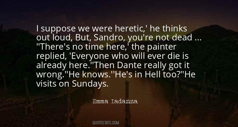 Quotes About Hell Dante #1342977
