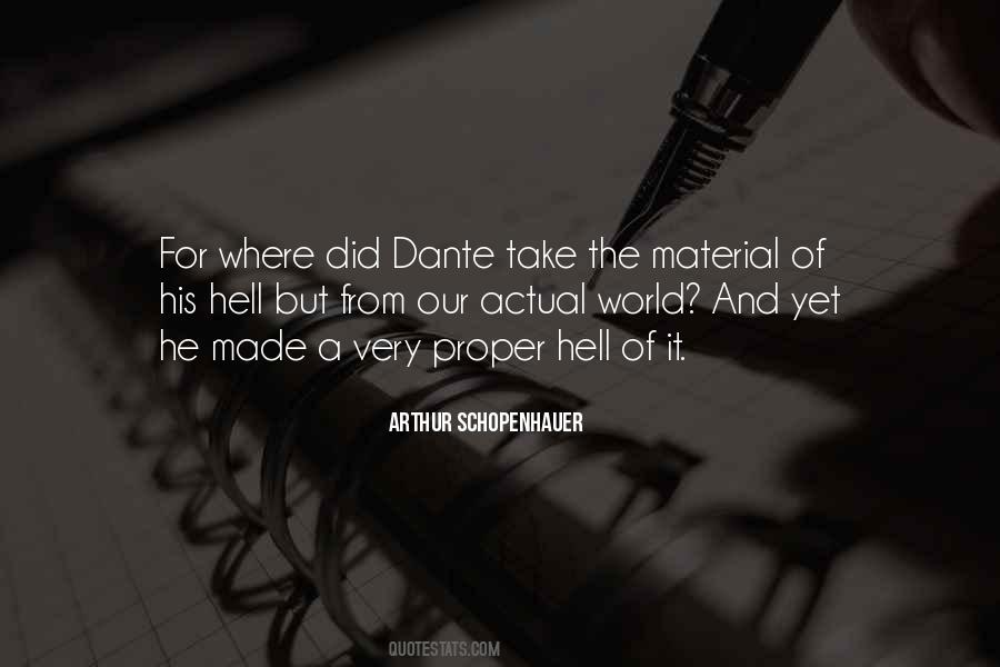 Quotes About Hell Dante #888045