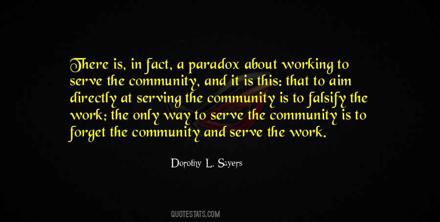 Quotes About Service To The Community #1172686