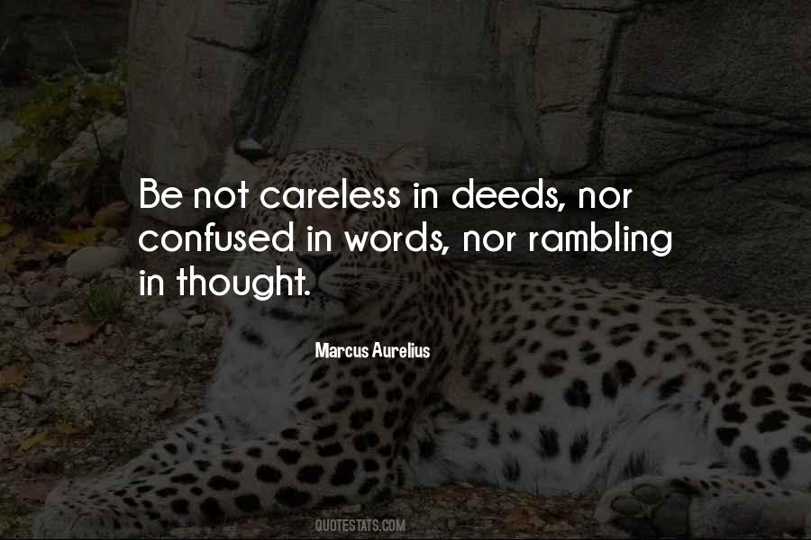 Quotes About Deeds Not Words #1557816