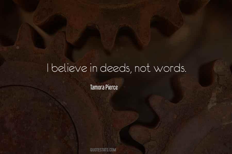 Quotes About Deeds Not Words #177810