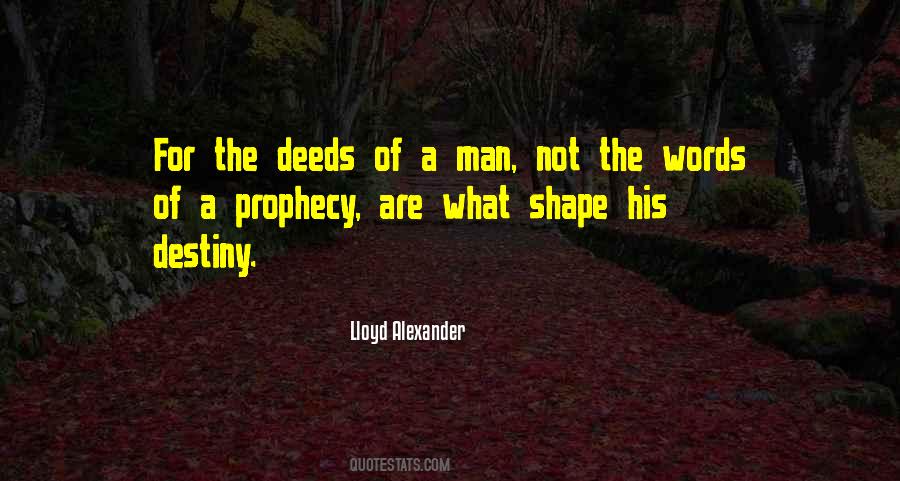 Quotes About Deeds Not Words #195515