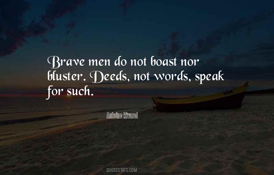 Quotes About Deeds Not Words #771934
