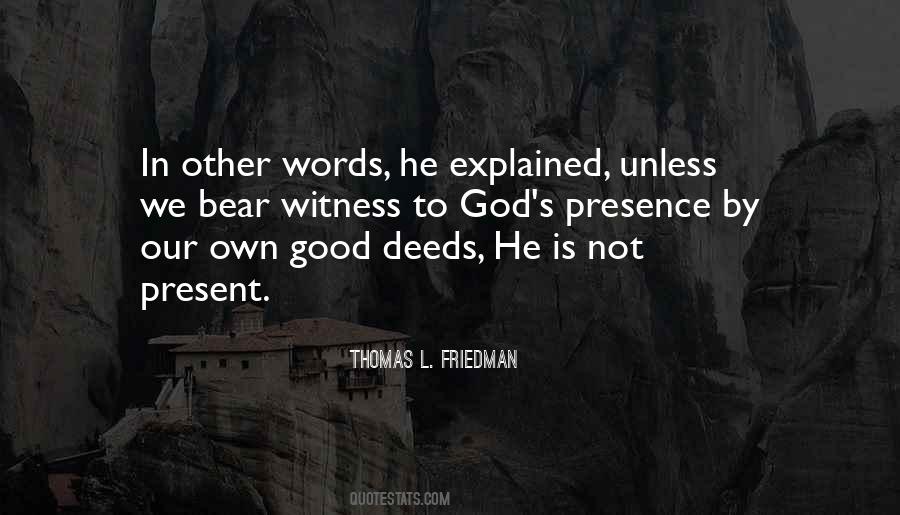 Quotes About Deeds Not Words #874014