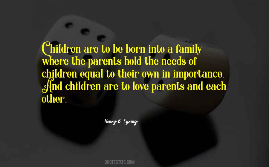 Quotes About Importance Of Family #279615