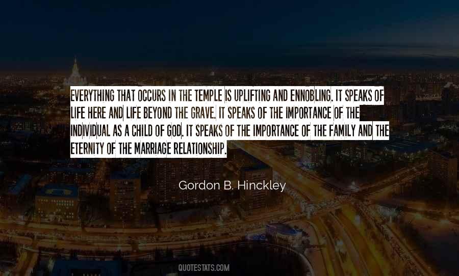 Quotes About Importance Of Family #491280