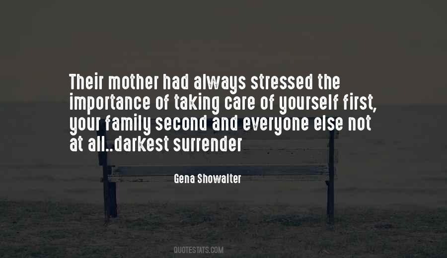Quotes About Importance Of Family #970184