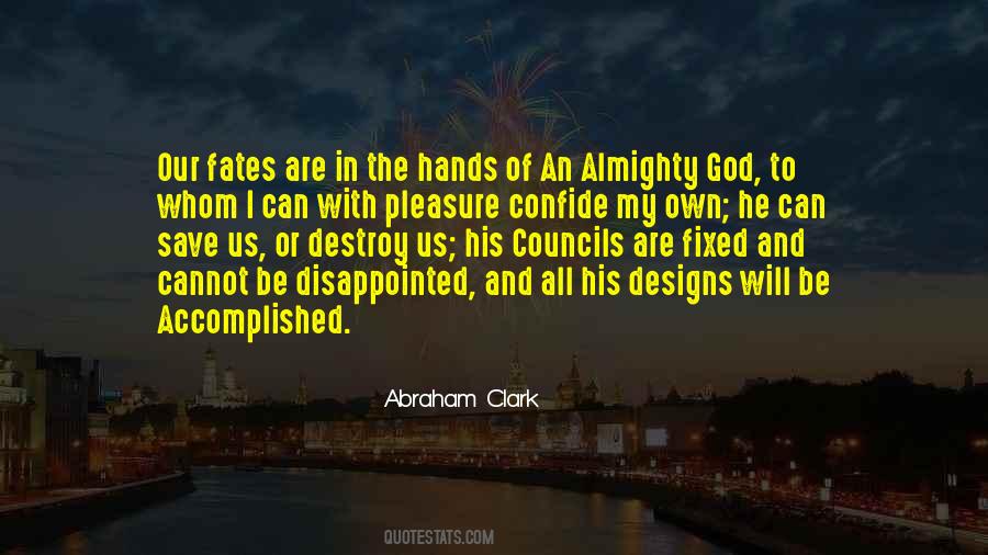 Quotes About Hands And God #231455