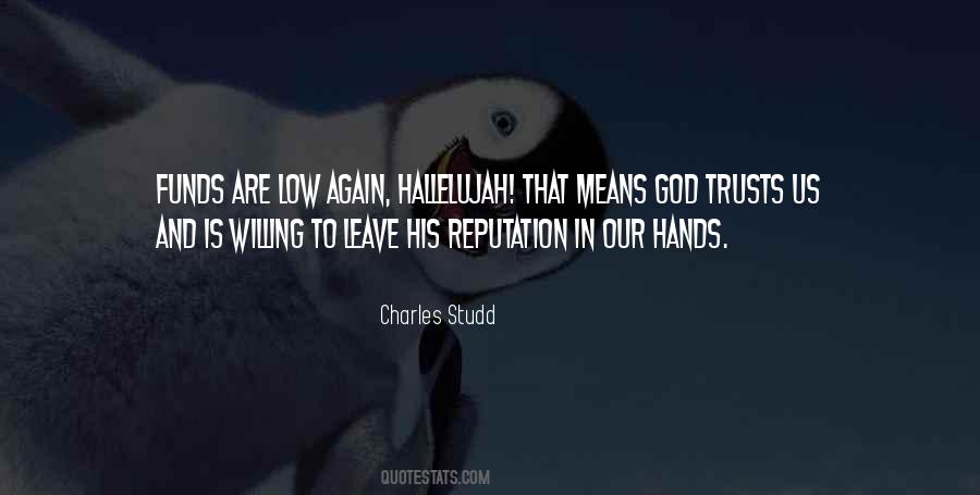 Quotes About Hands And God #49992