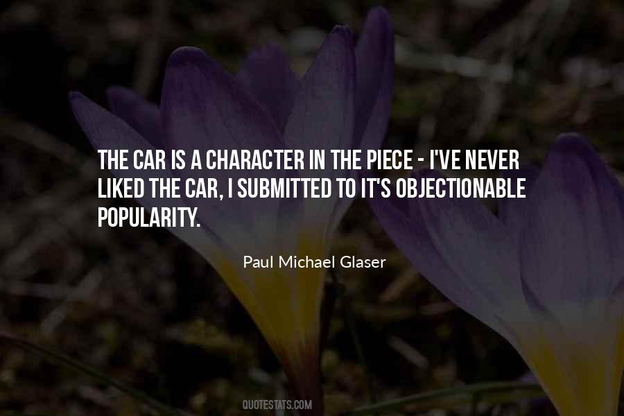 Michael Glaser Quotes #296943