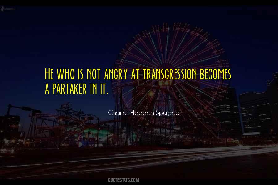 Quotes About Transgression #1629179