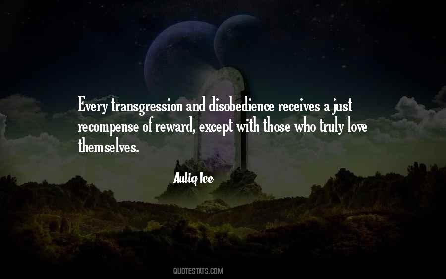 Quotes About Transgression #471010