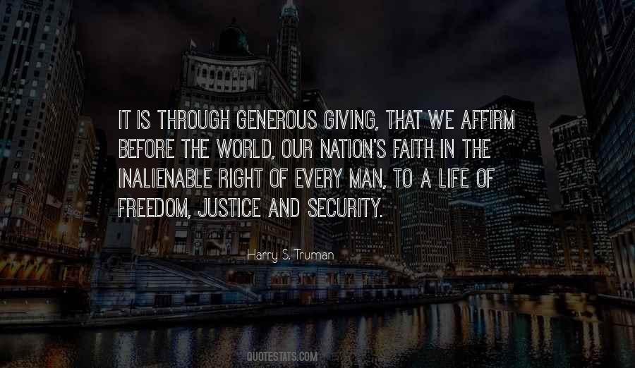 Faith Justice Quotes #1382624