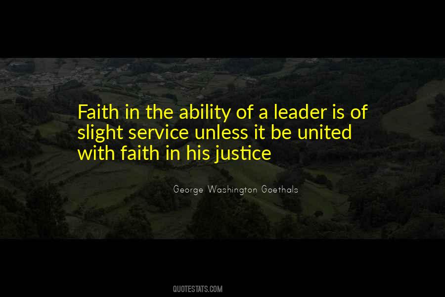 Faith Justice Quotes #168861