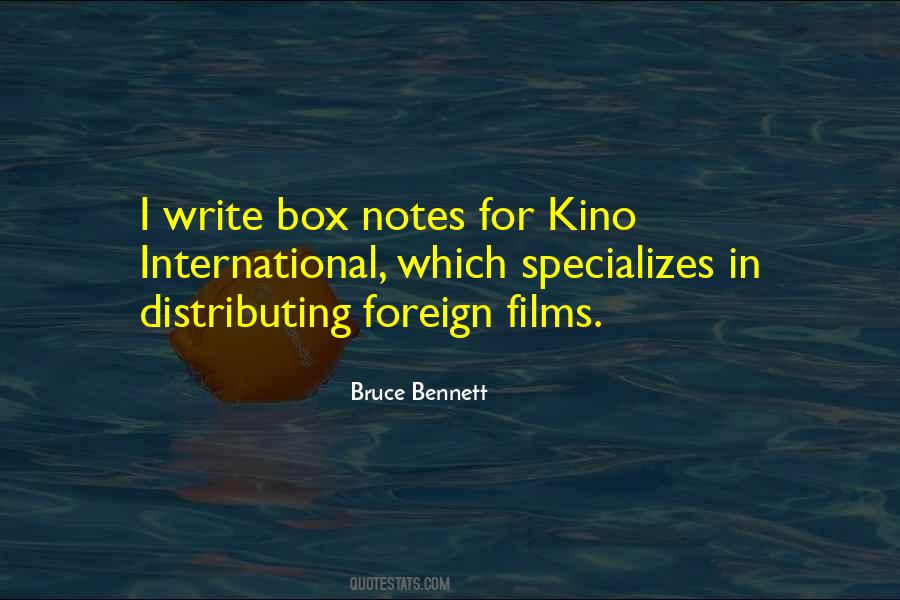 Quotes About Foreign Films #290212