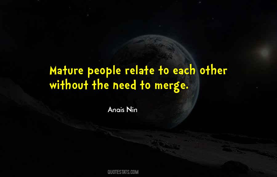 Relate To Other People Quotes #1562322