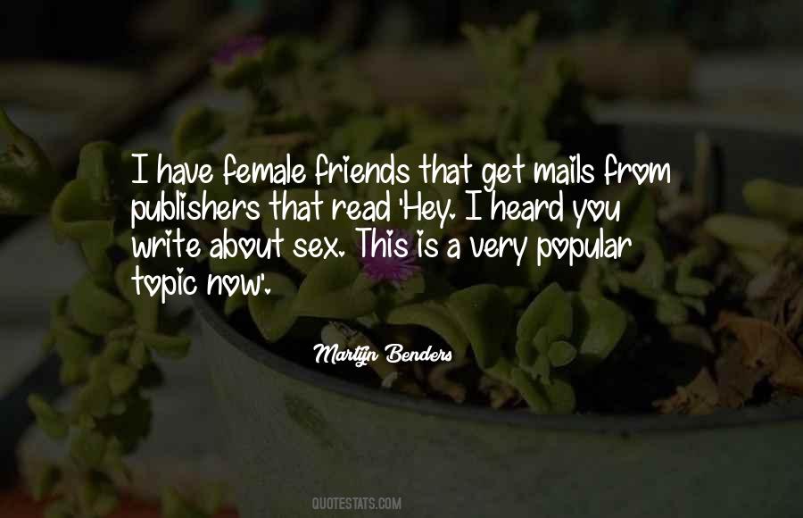 Quotes About Benders #797373