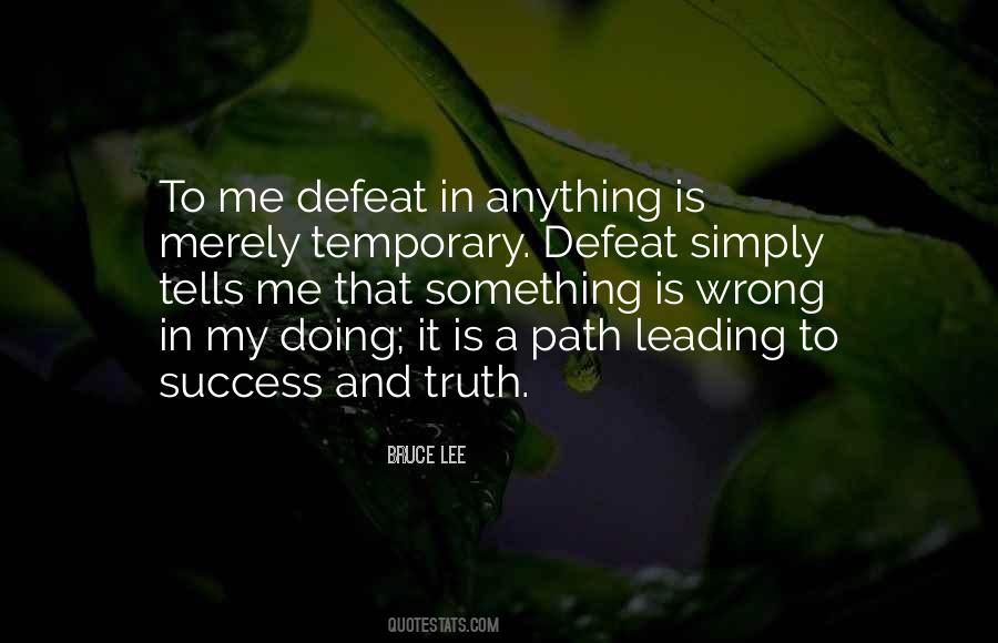 Quotes About Temporary Defeat #1015240