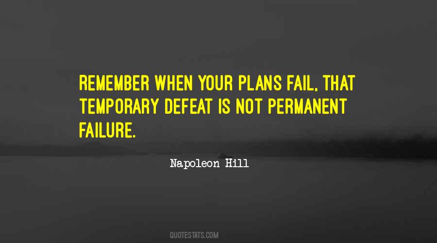 Quotes About Temporary Defeat #1487999