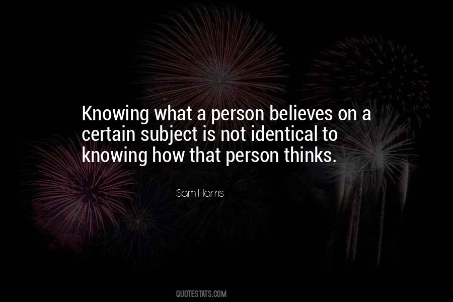 Quotes About Not Knowing A Person #1845219