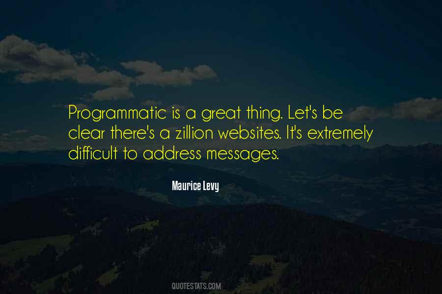 Quotes About Programmatic #792747
