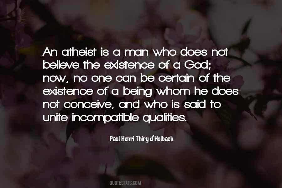 Quotes About The Non Existence Of God #28141