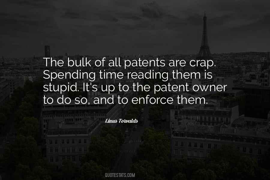 Quotes About Patents #1282504