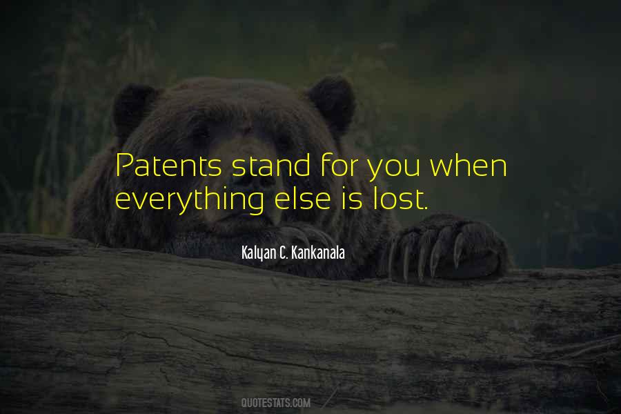 Quotes About Patents #518415