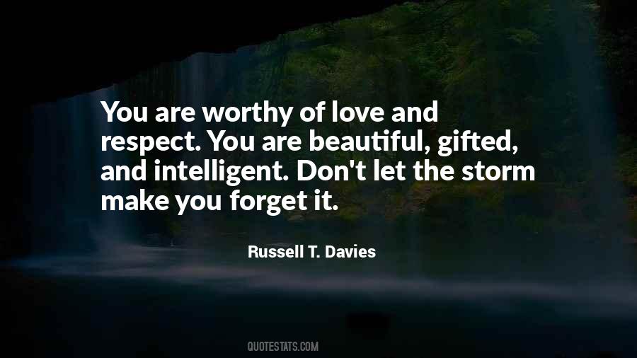Quotes About Worthy Of Love #1216283