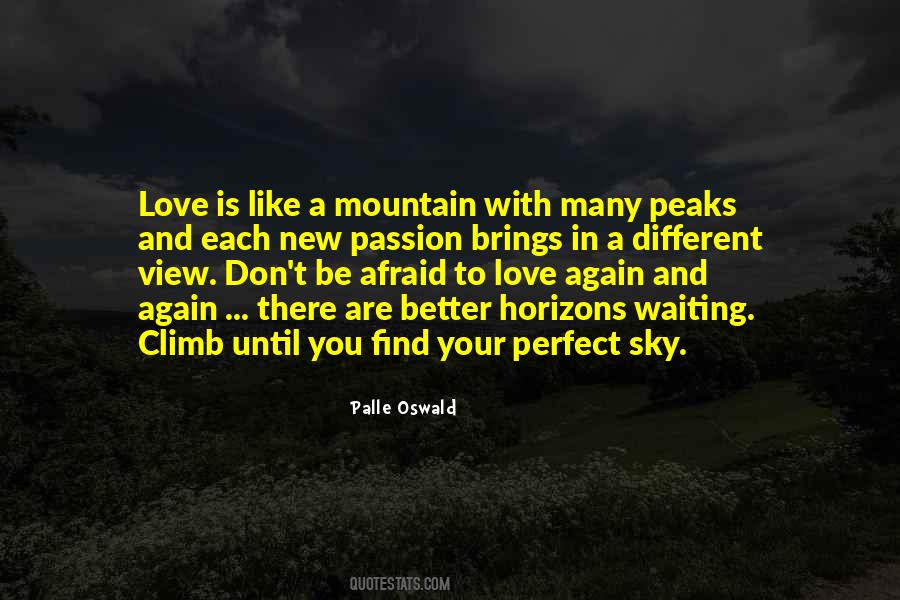 Quotes About Peaks #86270