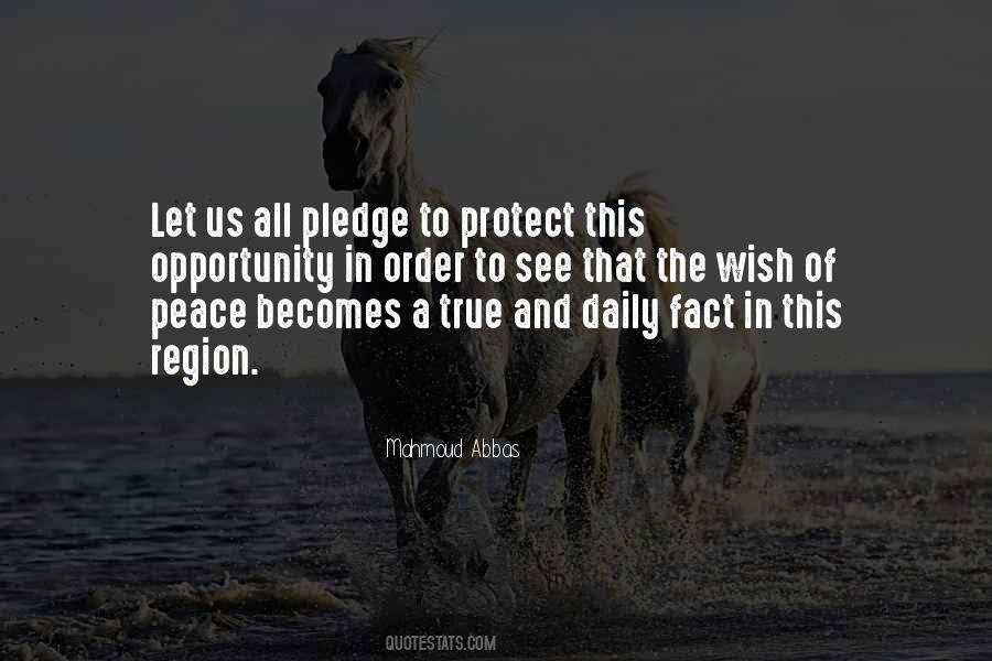 Protect The Peace Quotes #966416