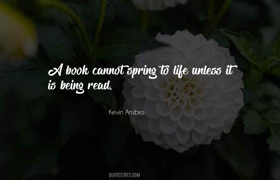 Spring Book Quotes #213250