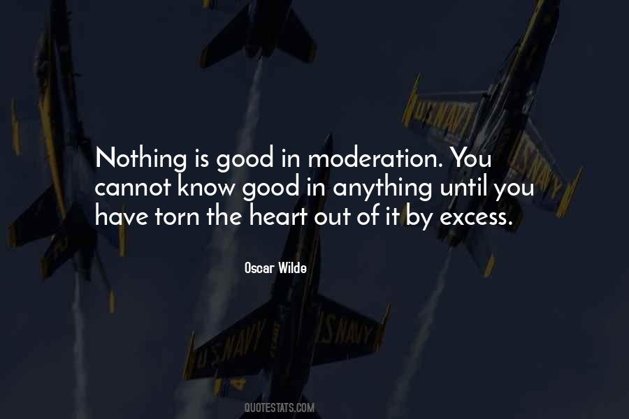 Quotes About Moderation #1348487