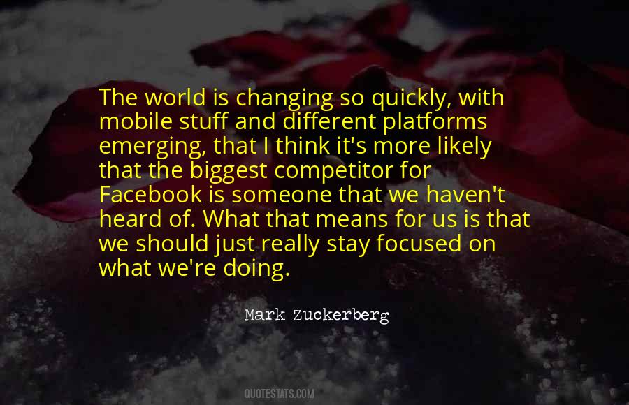 Mark On The World Quotes #901330