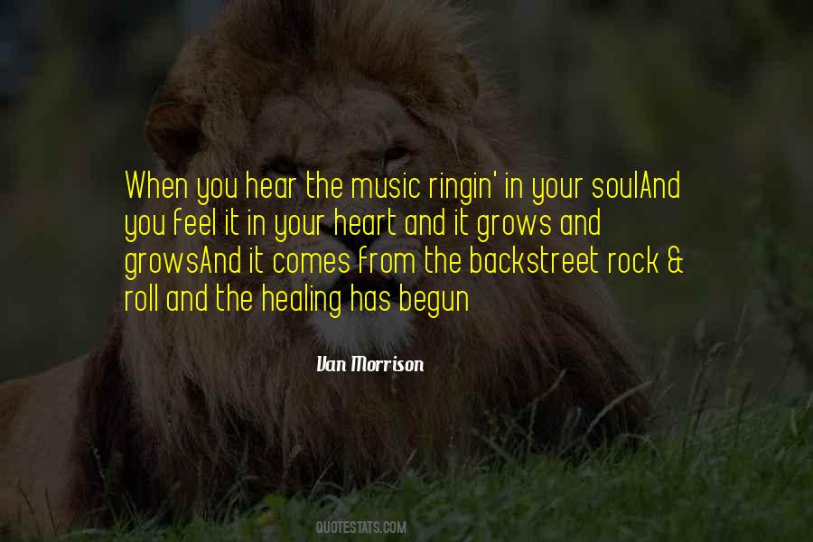 Quotes About Music Healing #1372580
