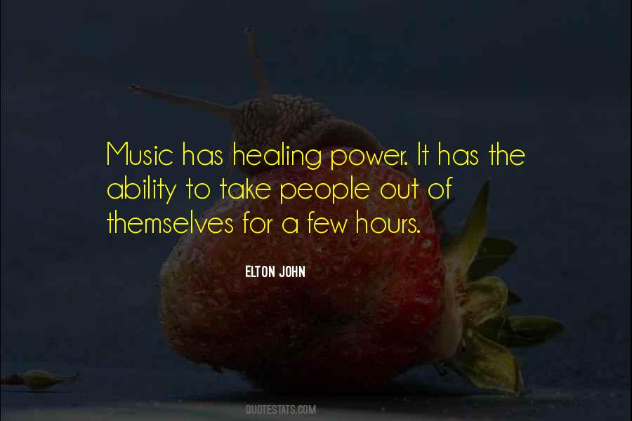 Quotes About Music Healing #446406