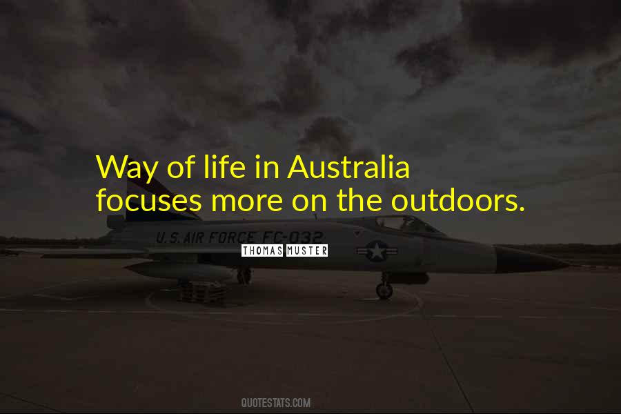 Life Outdoors Quotes #1002510
