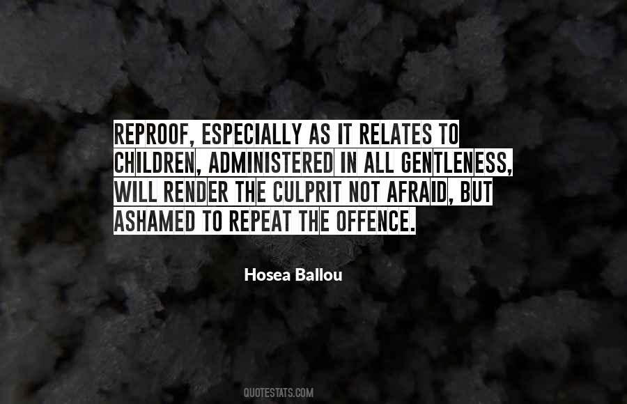 Quotes About Reproof #1030845