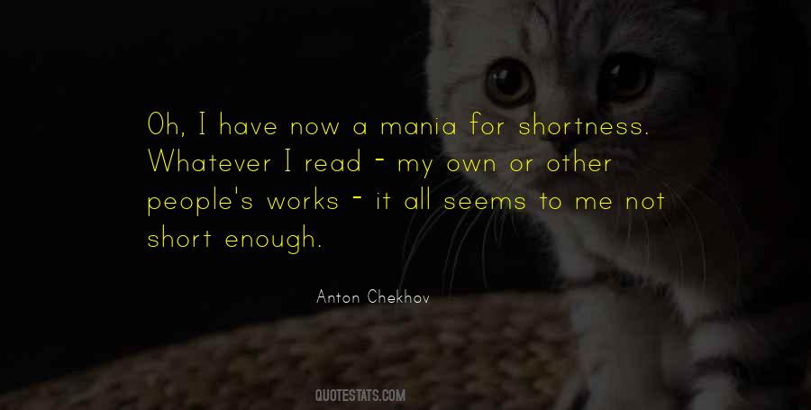 Quotes About Shortness #1500901