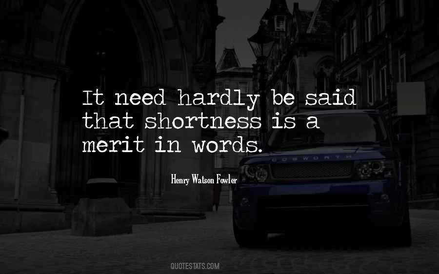 Quotes About Shortness #55646